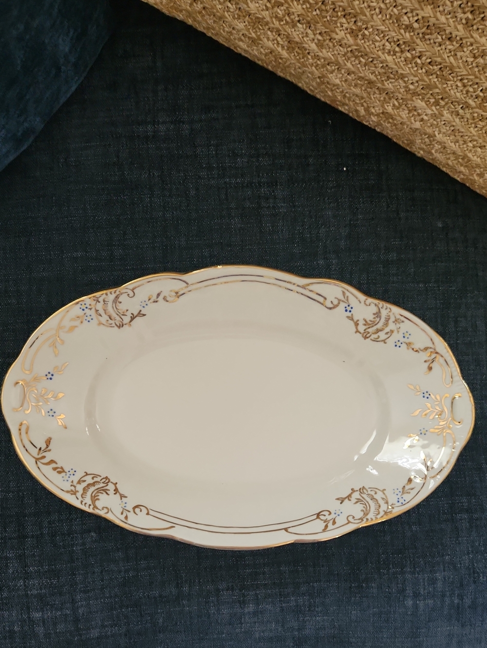 Vintage Collectible Russian Nezabudka Platter